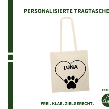 Design Hundeherz (Stofftasche)