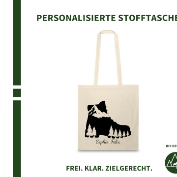 Design Bergschuh (Stofftasche) 