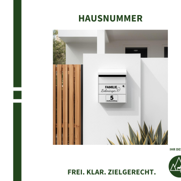 Design Hausnummer