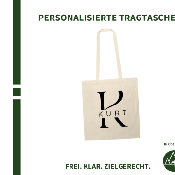 Design Buchstaben (Stofftasche)